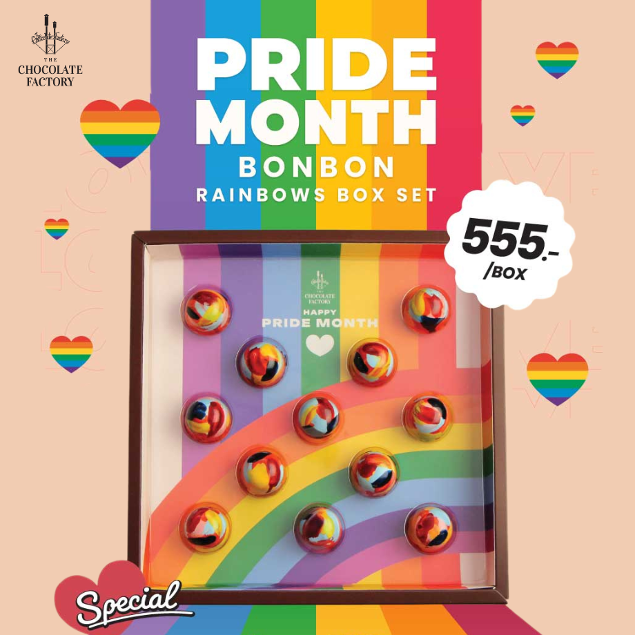 Rainbows BonBon Box Set - The Chocolate Factory