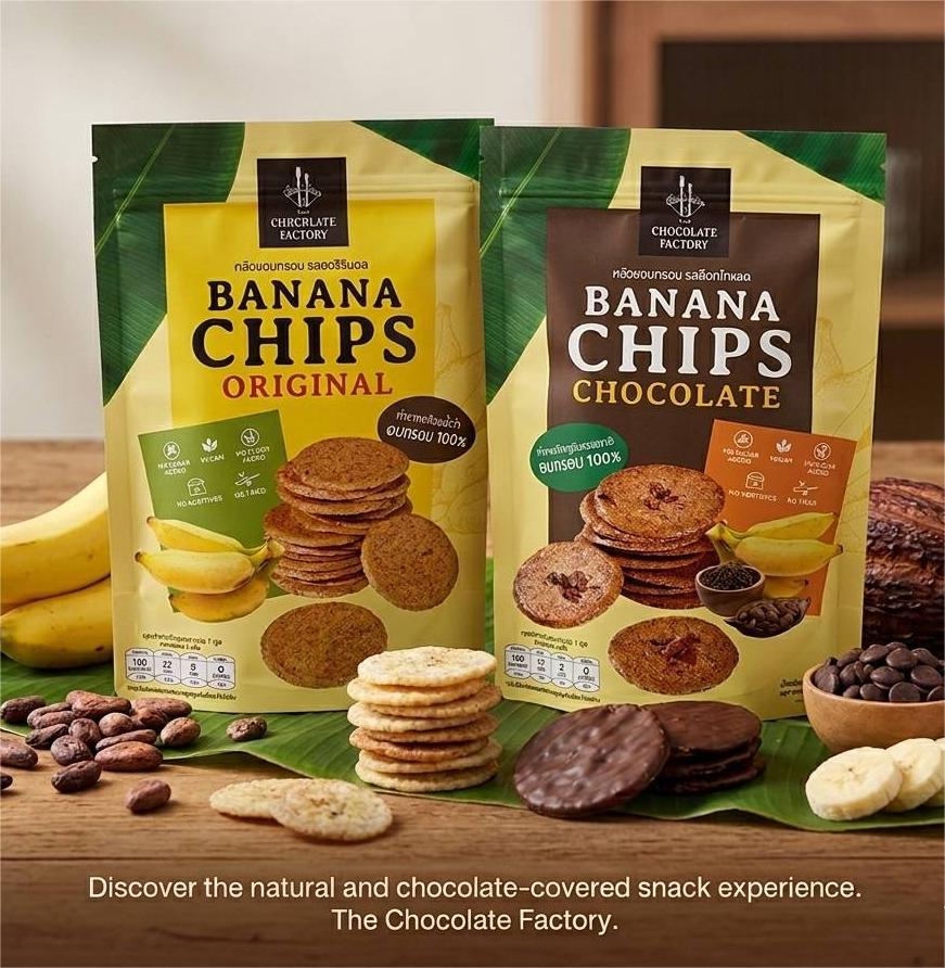 Banana Chips - The Chocolate Factory