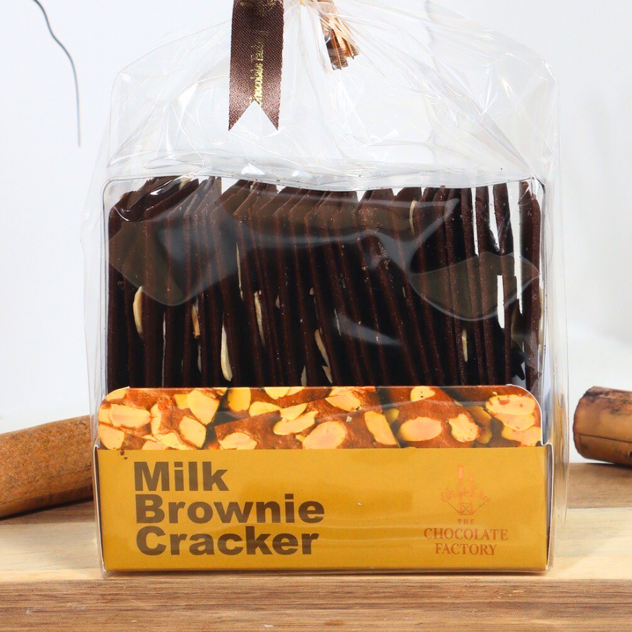 Milk Brownie Cracker มิลค์บราวนี่แครกเกอร์ - The Chocolate Factory