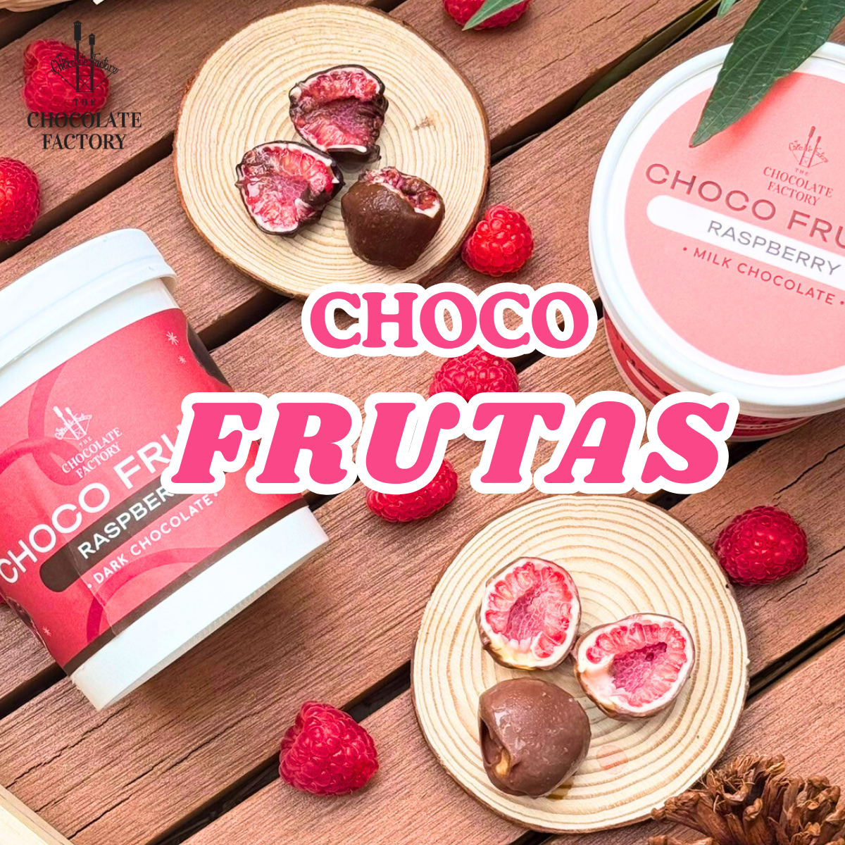 Choco Frutas Raspberry - The Chocolate Factory