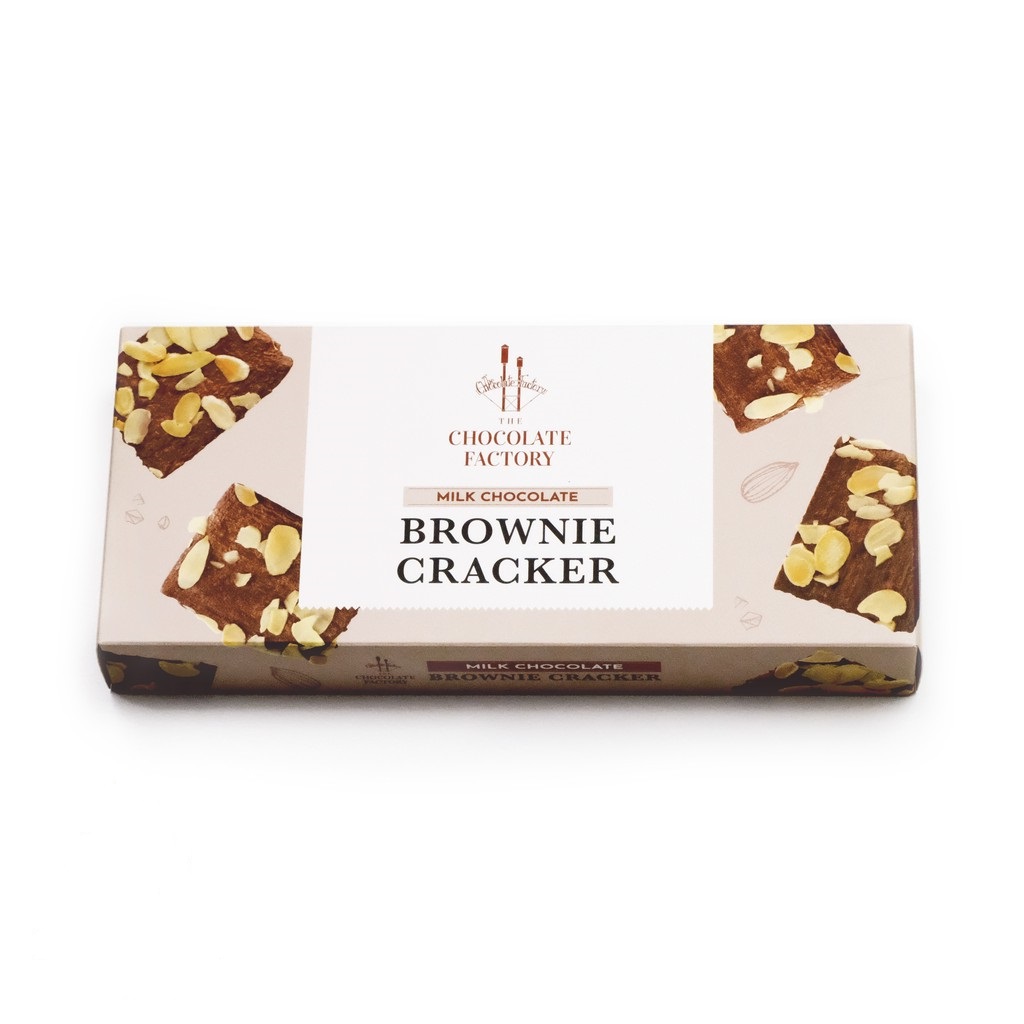 Chocolate Factory - Milk Brownie Cracker (Box) มิล์คบราวนี่แครกเกอร์ 70 g.