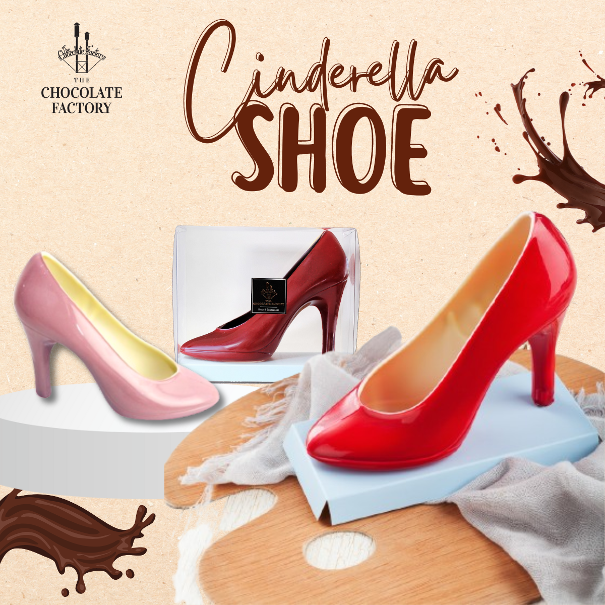 Cinderella Shoe - The Chocolate Factory