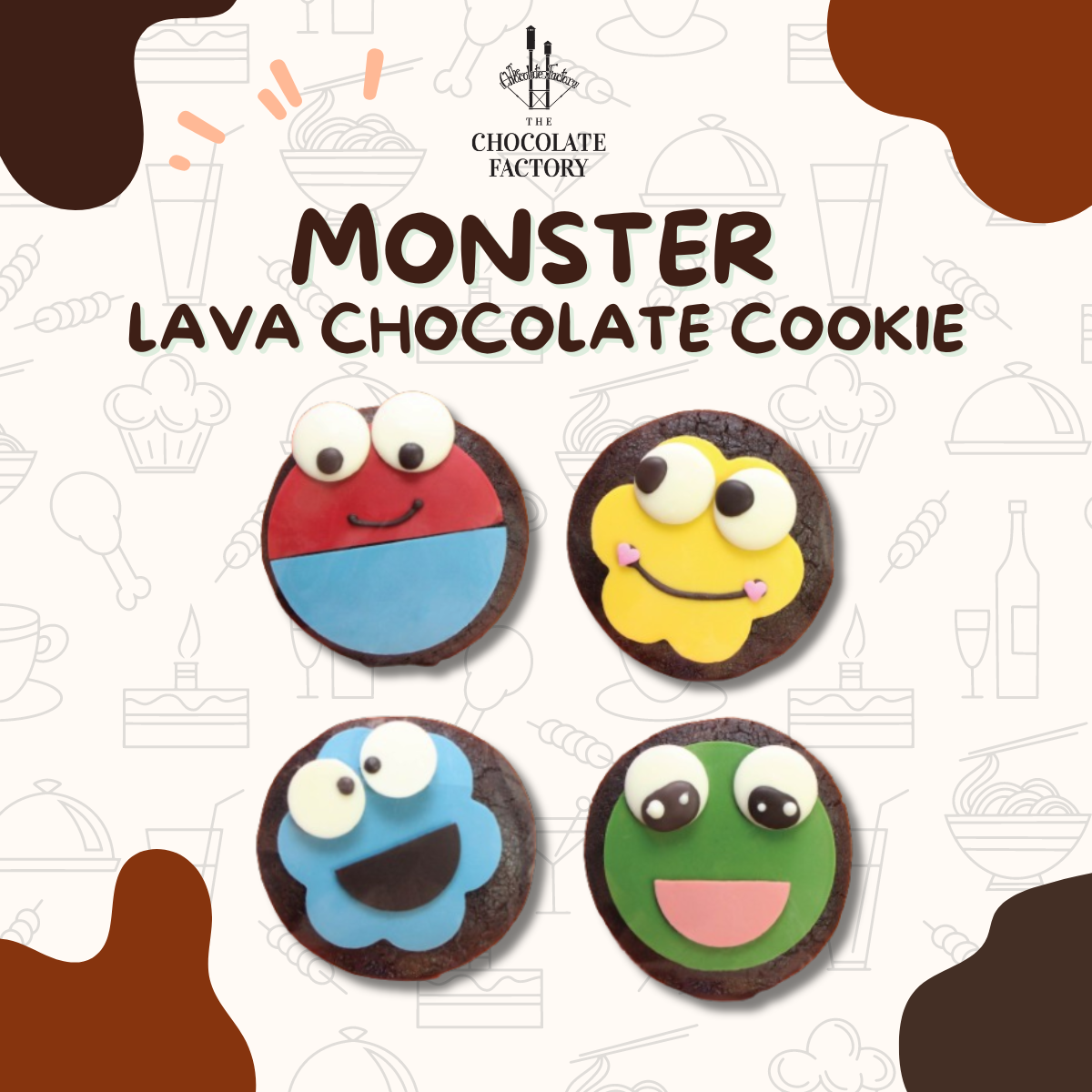 Monster Lava Chocolate Cookie - The Chocolate Factory